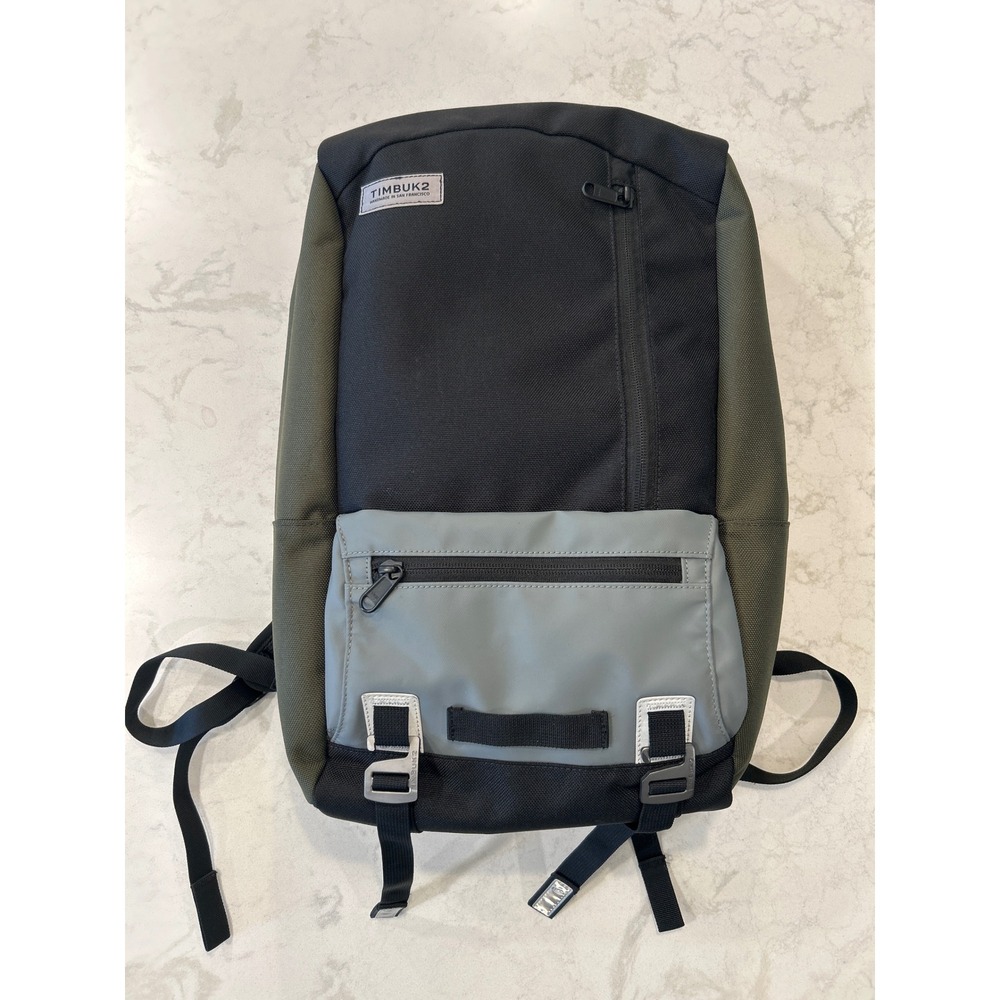 Timbuk2 Laptop Backpack Men's Black Green Commuter Tactical Bag NWOT